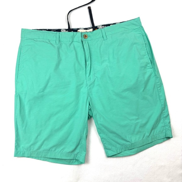 Taylor Vintage Turquoise Hybrid 9" Drawstring Men Stretch Walking Short Size 42 - Picture 3 of 13